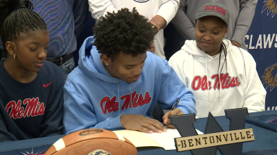 Bentonville West WR signs with Ole Miss