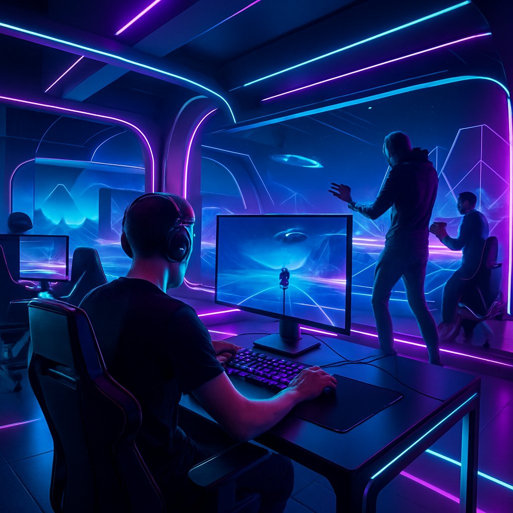 Ilustrasi Game Online Kekinian 2026: Desain Mewah dan Futuristik